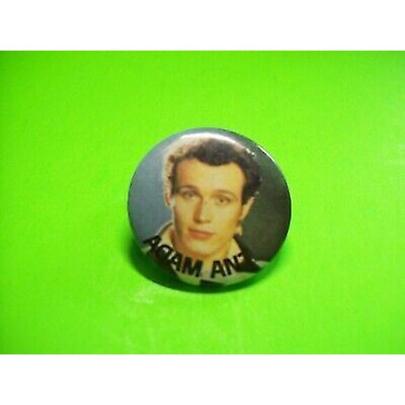 Adam Ant Vintage Authentic Original Badge Pinback New Wave Adam And The Ants - Picture 4 of 8